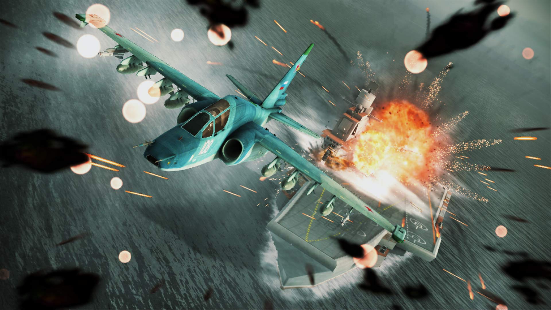 ace, Combat, Game, Jet, Airplane, Aircraft, Fighter, Plane, Military, Battle, Explosion, Fire, Ship, Boat, Carrier, Hg Wallpaper