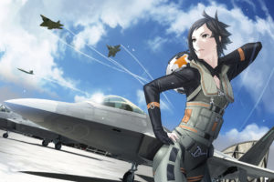 ace, Combat, Game, Jet, Airplane, Aircraft, Fighter, Plane, Military, Girl