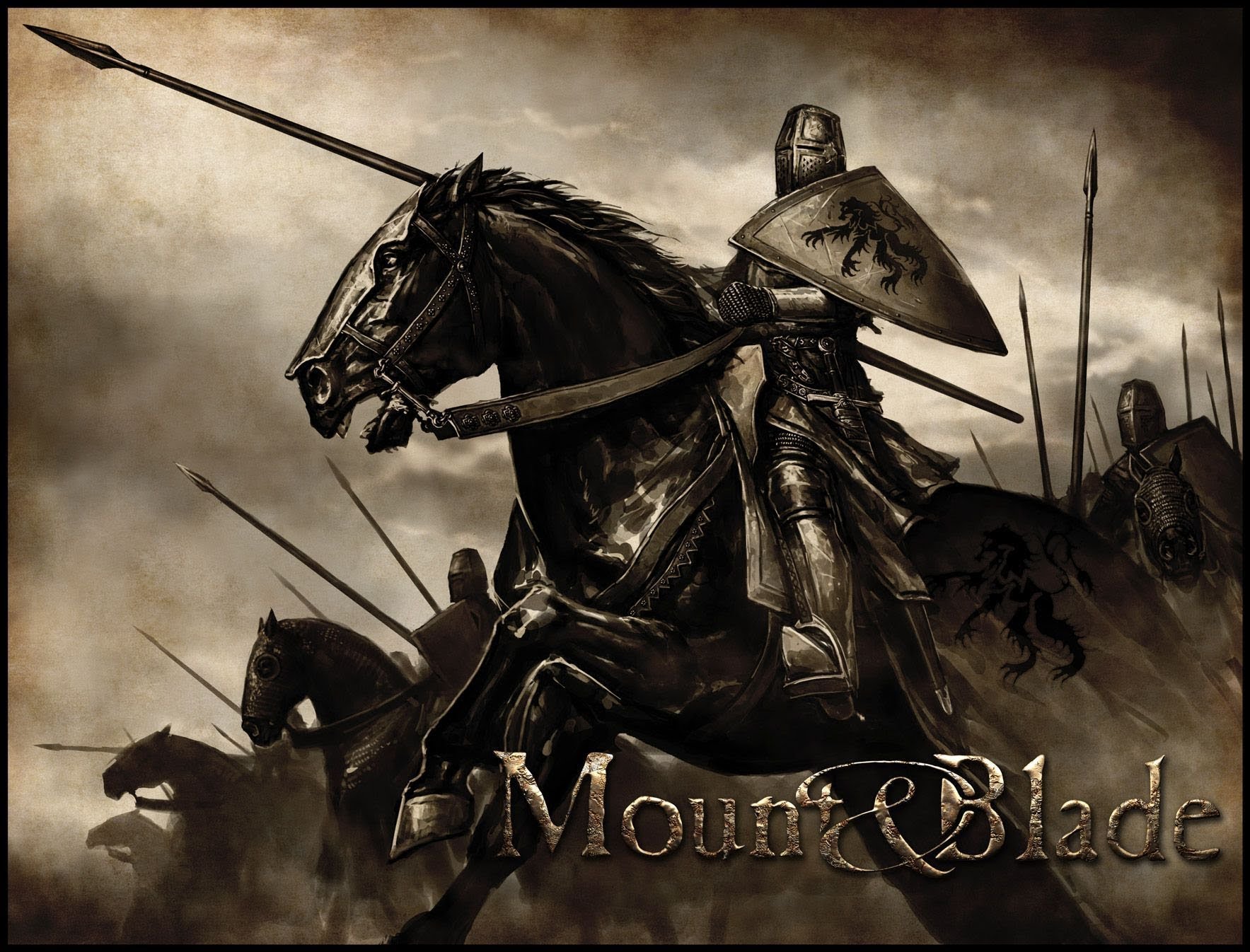 mount, And, Blade, Fantasy, Warrior, Armor, Horse, Poster Wallpaper