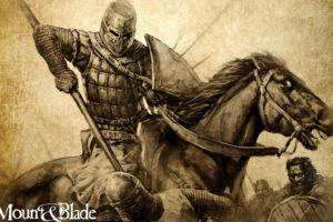 mount, And, Blade, Fantasy, Warrior, Armor, Knight, Battle, Horse, Poster