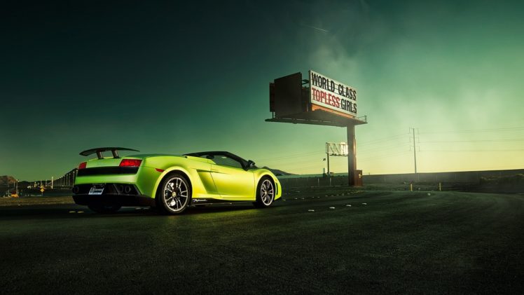 cars, Convertible, Cabrio, Lamborghini, Gallardo, Lp570 4, Performante HD Wallpaper Desktop Background
