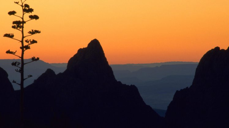sunset, Landscapes, Nature, Window, Texas, National, Park HD Wallpaper Desktop Background