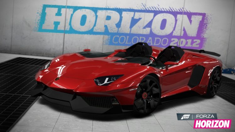 video, Games, Cars, Xbox, 360, Forza, Horizon, Lamborghini, Aventador HD Wallpaper Desktop Background