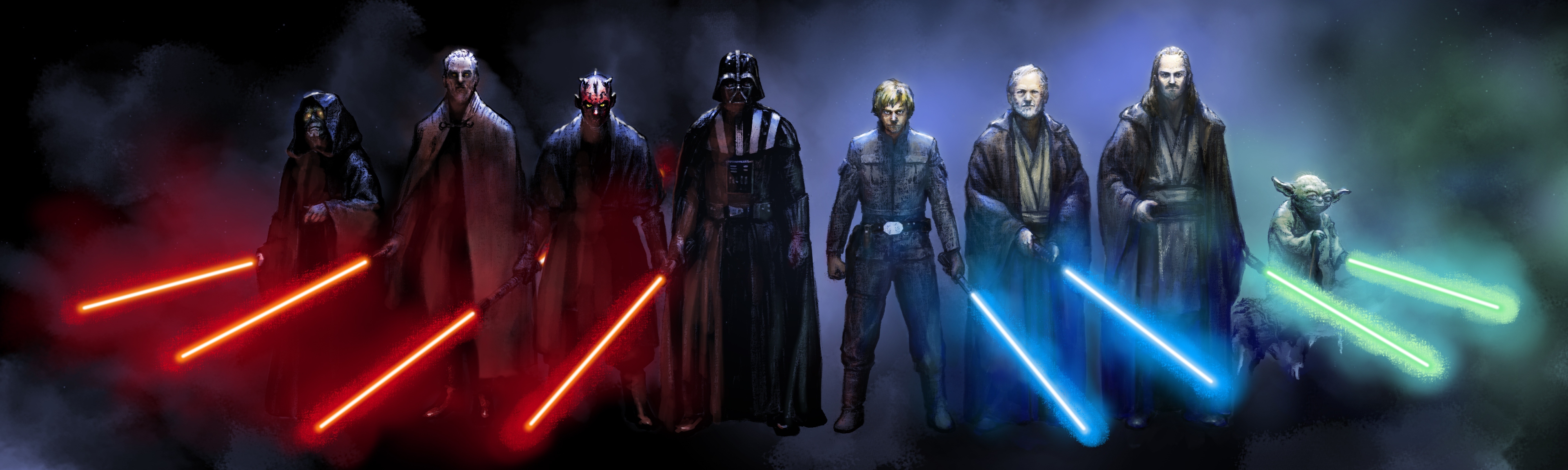 star wars, Sci fi, Science fiction, Jedi, Lightsabers, Weapons, Entertainment, Movies, Games, Video games Wallpaper