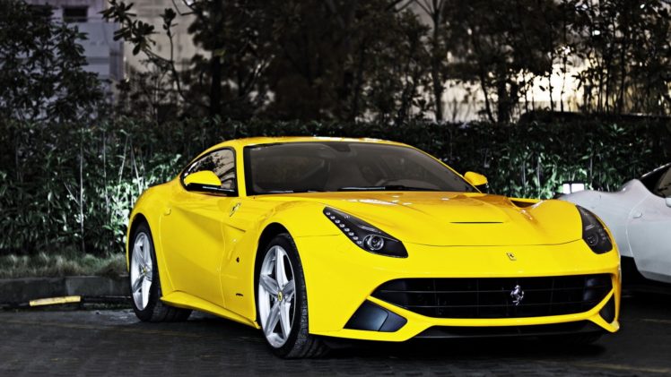 cars, Ferrari, Yellow, Cars HD Wallpaper Desktop Background