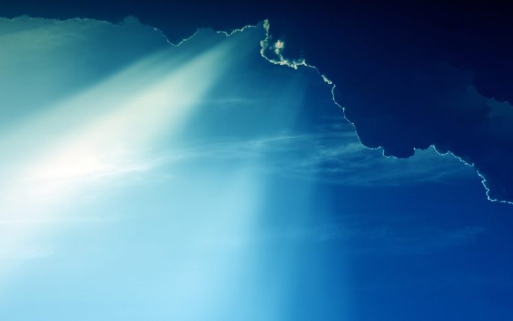 blue, Clouds, Landscapes, Nature, Sunlight, Skyscapes HD Wallpaper Desktop Background