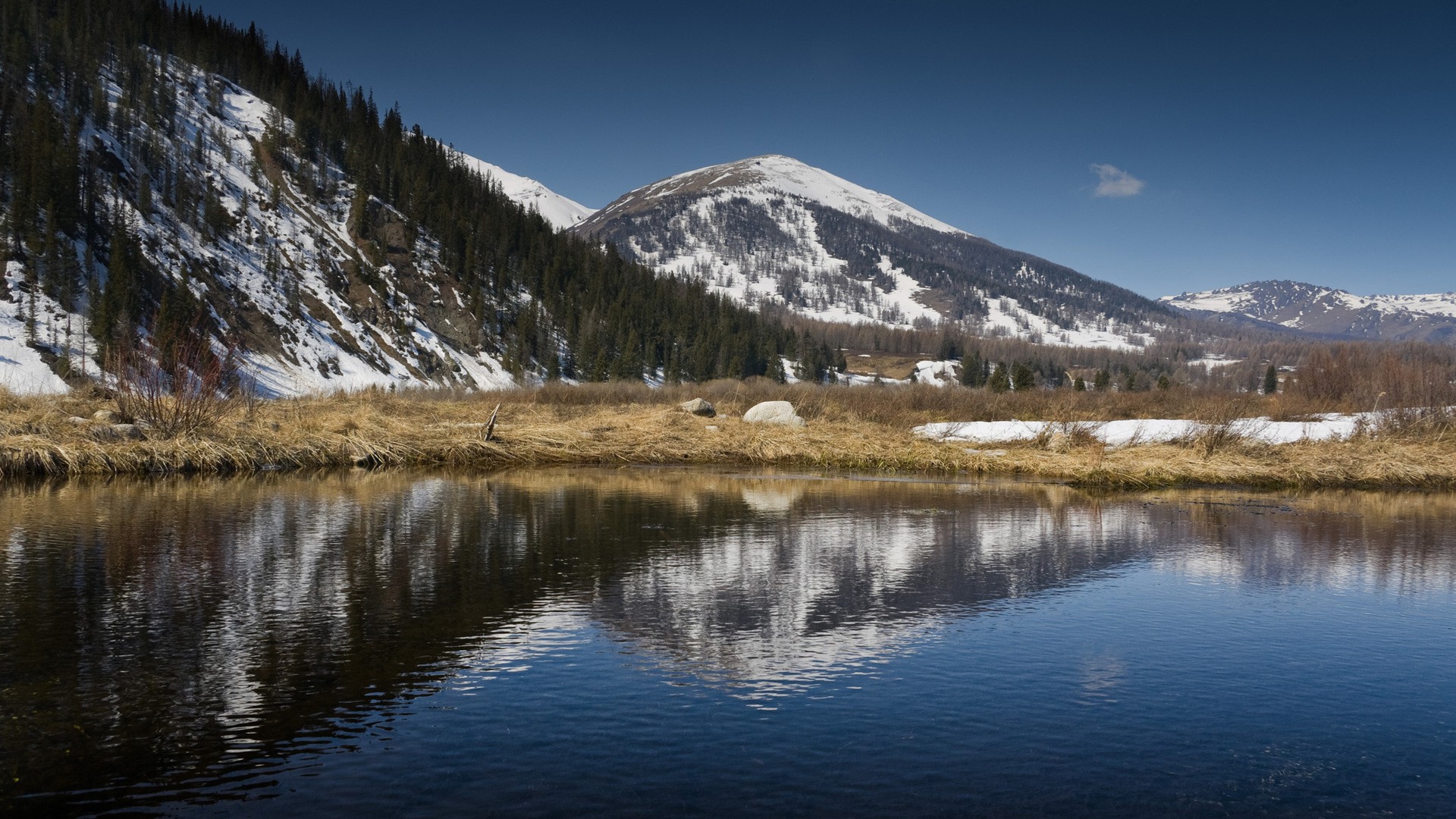 mountains, Hdr, Photography Wallpaper