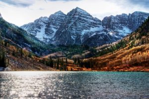 water, Mountains, Landscapes, Nature, Snow, Trees, Forests, Colorado, Lakes, Hdr, Photography, Brightness, Maroon, Bells