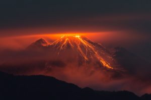 volcano, Lava