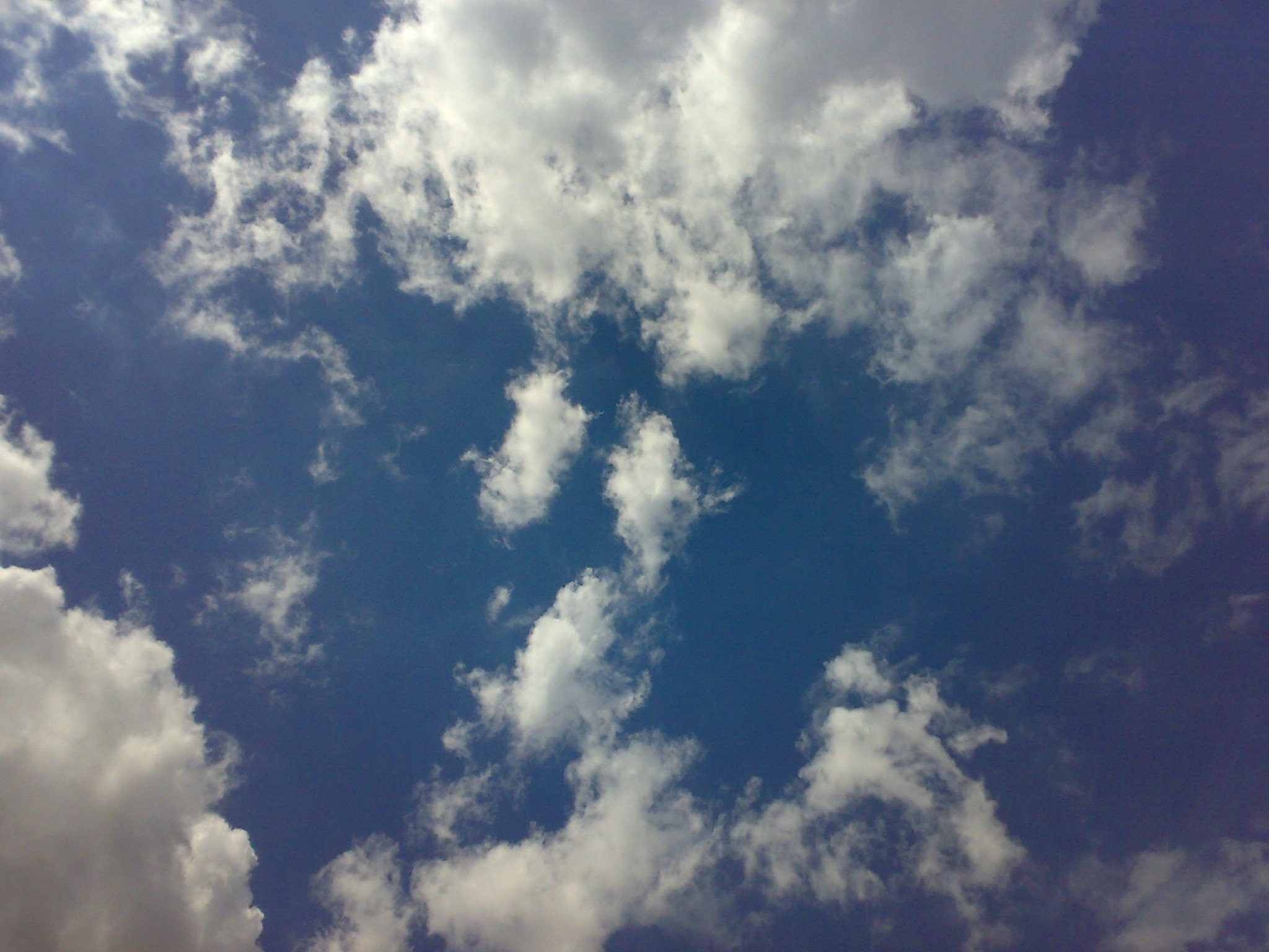 blue, Clouds, White, Skyscapes Wallpaper