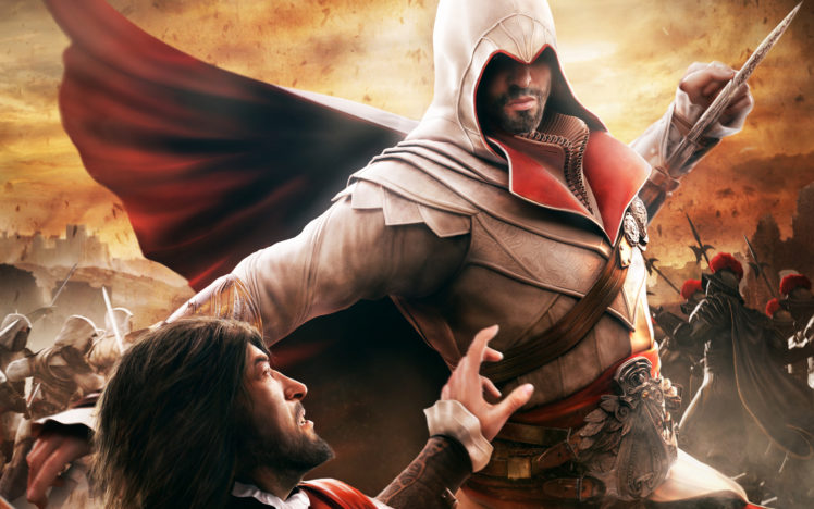 video, Games, Ezio, Assassins, Creed, Brotherhood HD Wallpaper Desktop Background