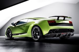 green, Cars, Lamborghini, Gallardo, Superleggera