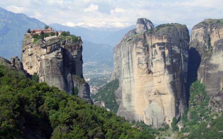 mountains, Landscapes, Nature, Forests, Cliffs HD Wallpaper Desktop Background