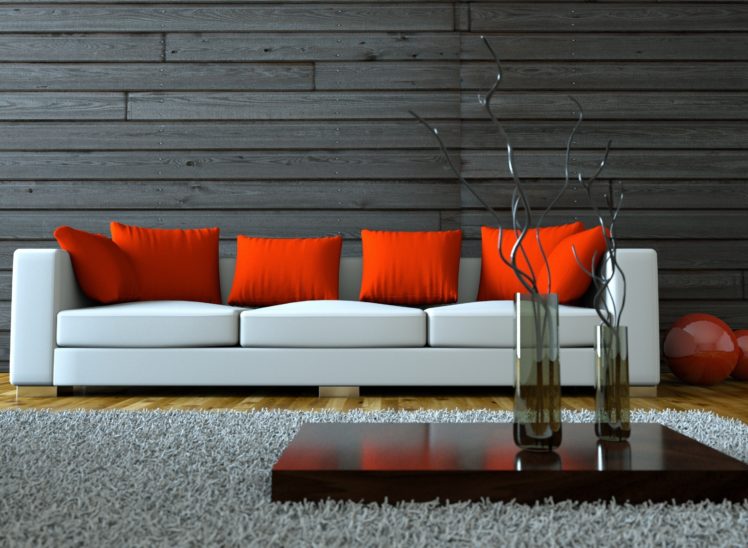 home, Design, Vase, White, Sofa, Stylish, Red, Pillow HD Wallpaper Desktop Background