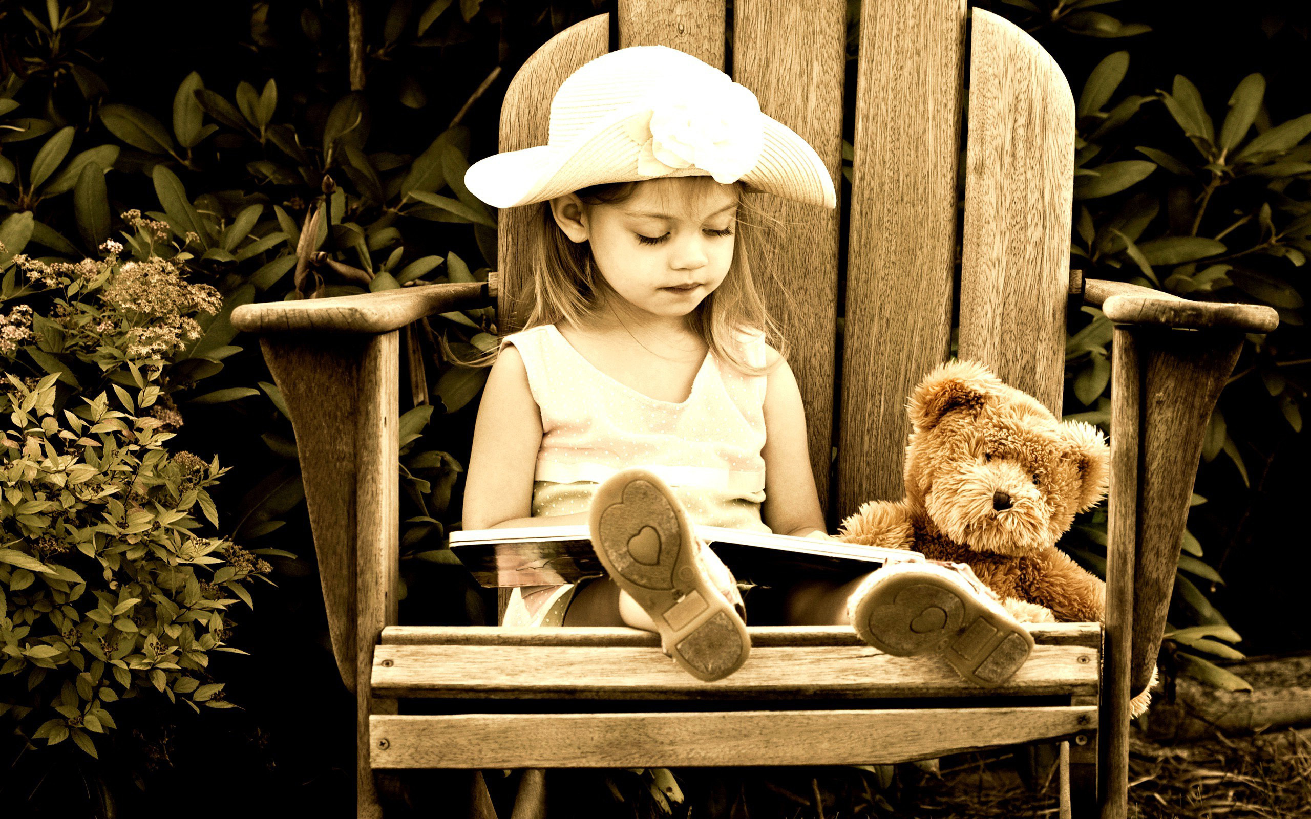 cute, Photography, Children, People, Teddy bears Wallpaper