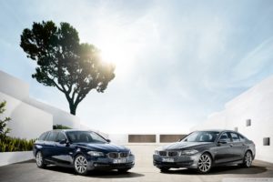two, Bmw, 5, Series, Touring, F11, And, F10 wallpaper 1920x1200