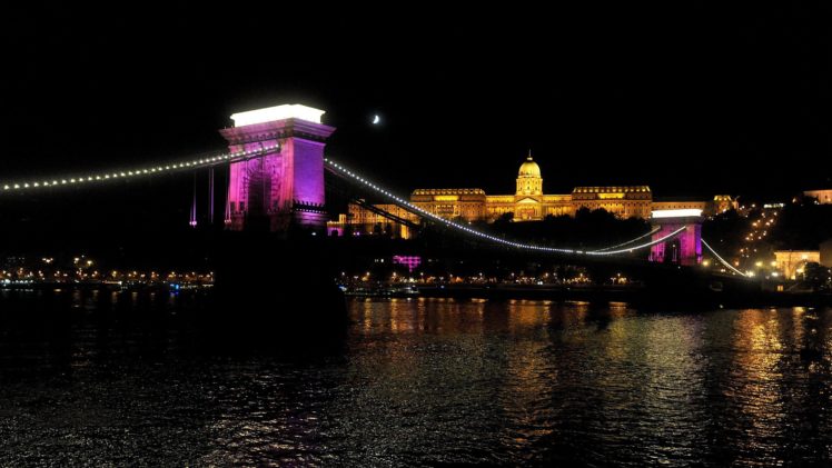 castles, Bridges, Hungary, Budapest, Chains, Danube, River, Cancer HD Wallpaper Desktop Background
