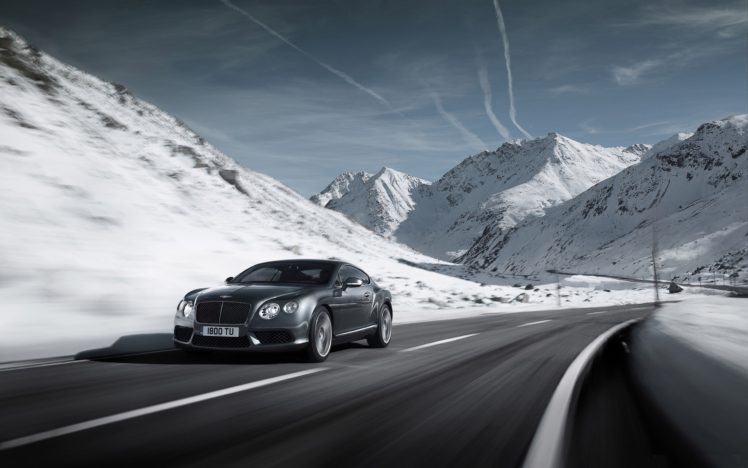 winter, Bentley, Continental HD Wallpaper Desktop Background