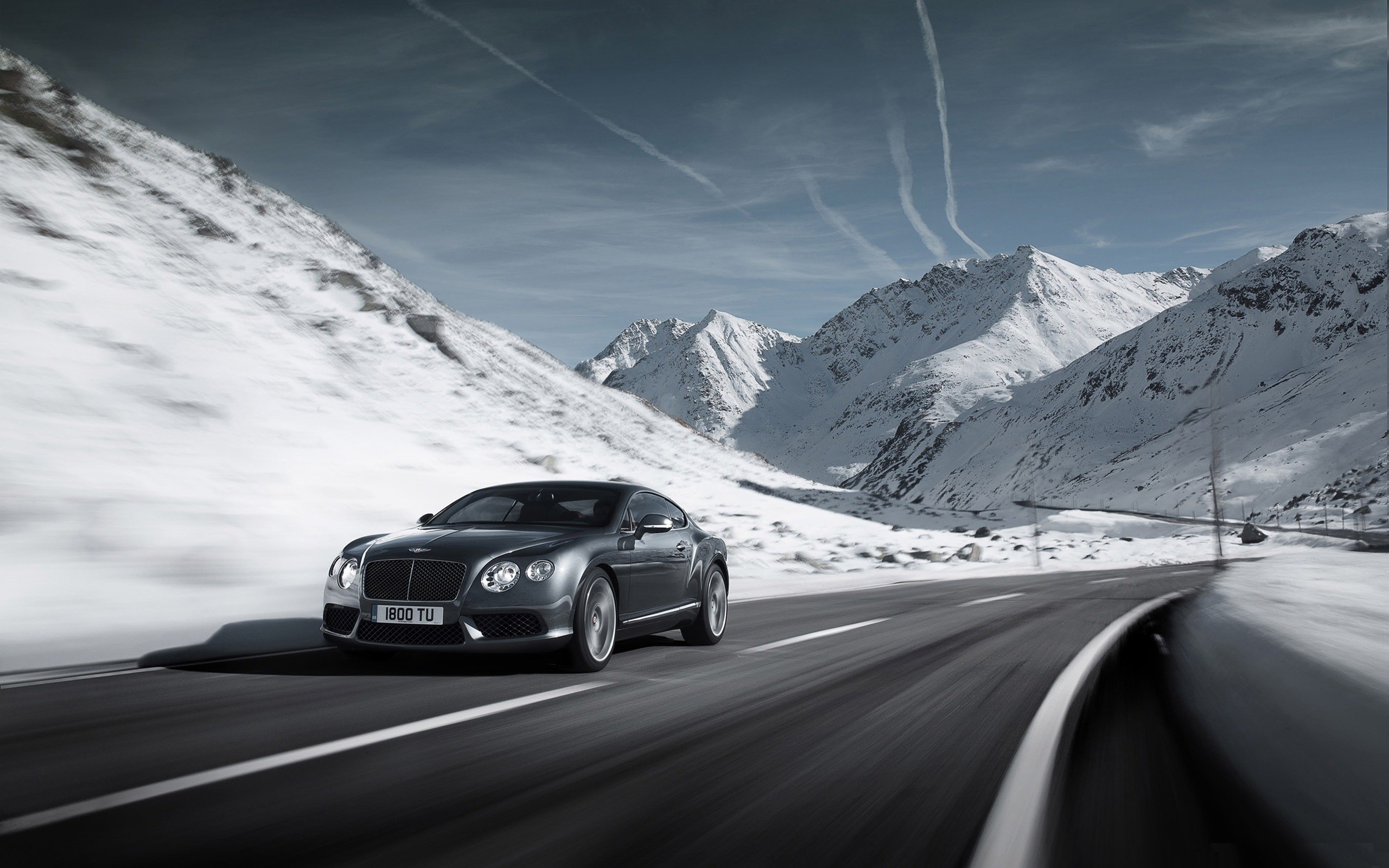 winter, Bentley, Continental Wallpaper