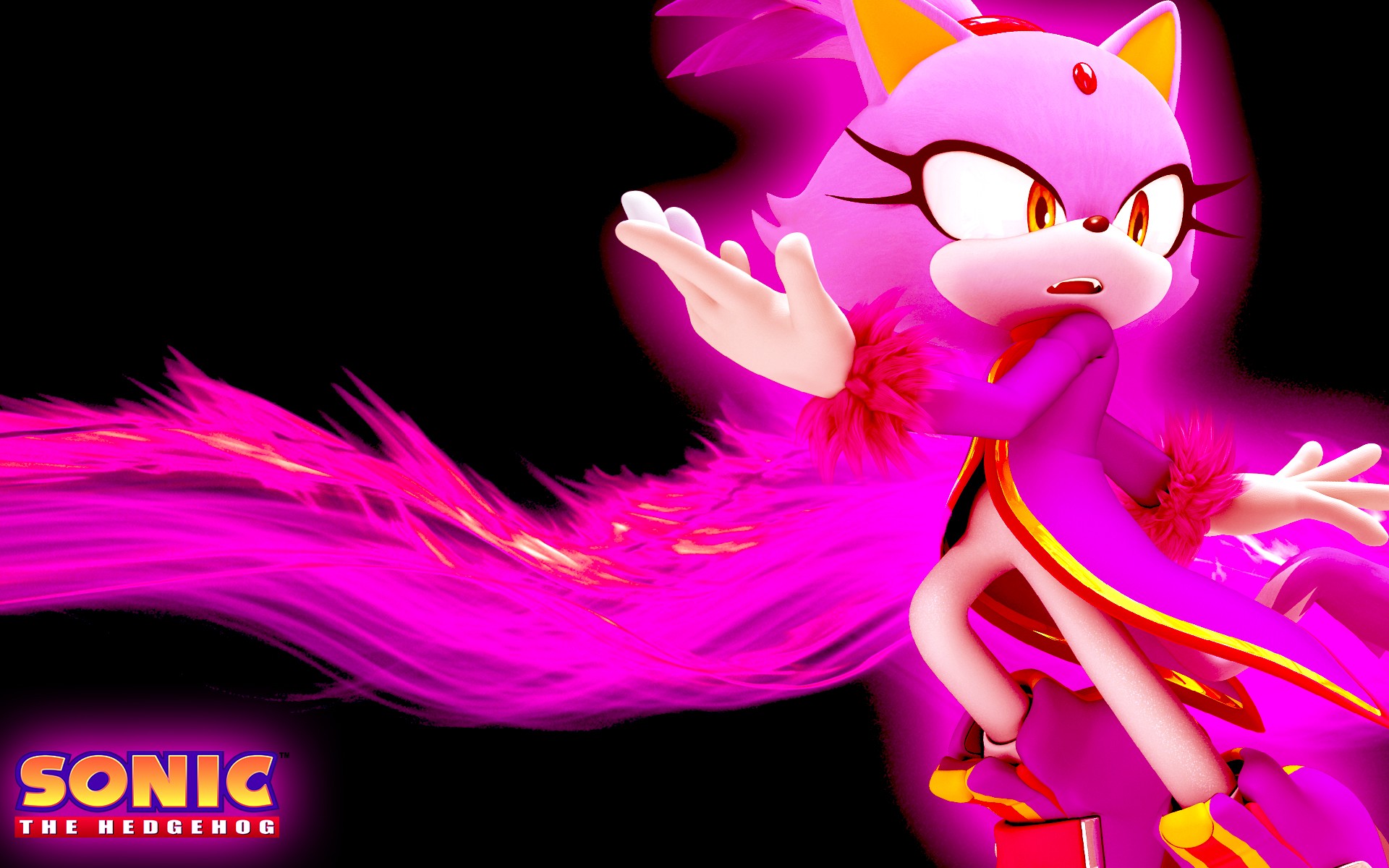 sonic, The, Hedgehog, Video, Games, The, Cat, Game, Characters, Sonic, Team, Blaze, The, Cat Wallpaper