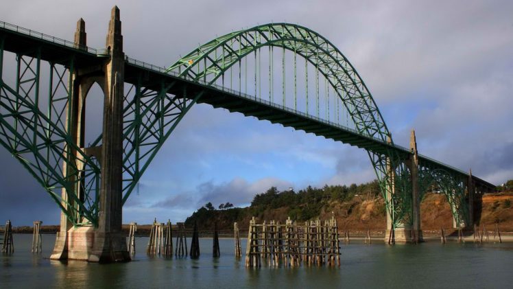 bay, Bridge, Oregon HD Wallpaper Desktop Background