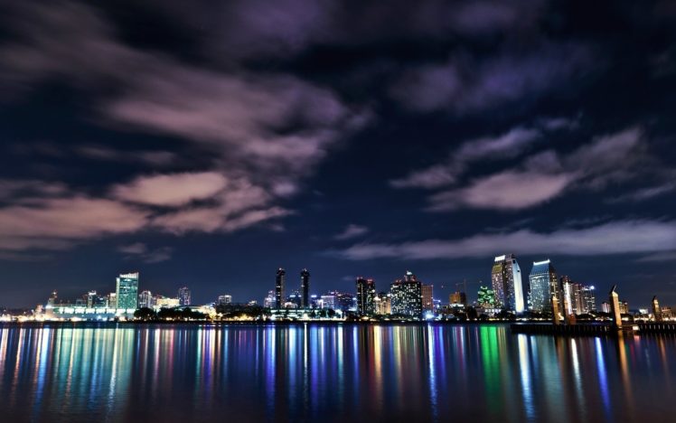 light, Cityscapes, Buildings, Usa, California, San, Diego, Cities HD Wallpaper Desktop Background