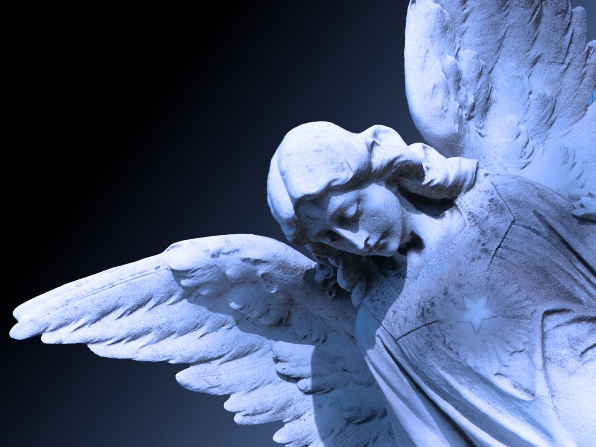 statue, Angel, Fantasy Wallpaper