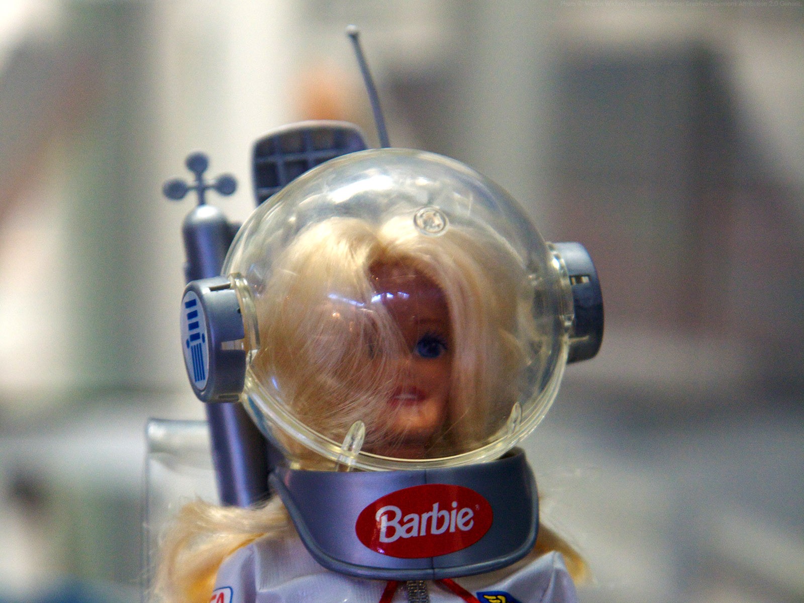 astronauts, Marcin, Wichary, Barbie Wallpaper