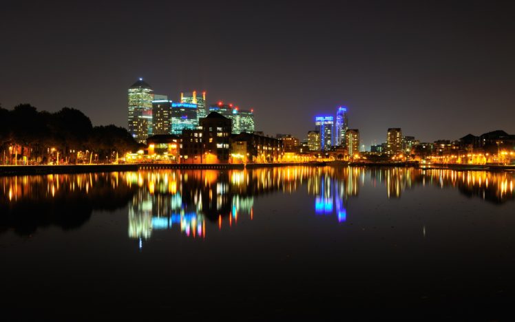 night, Lights, Cities HD Wallpaper Desktop Background