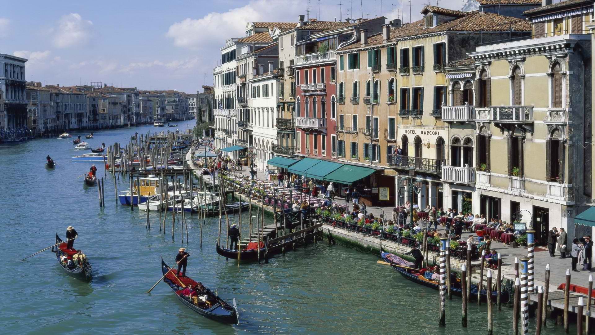 venice, Grand, Italy, Canal Wallpaper
