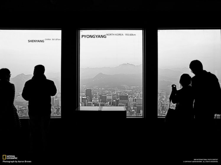 cityscapes, Silhouettes, National, Geographic, Seoul, Window, Panes, South, Korea, Pyongyang HD Wallpaper Desktop Background