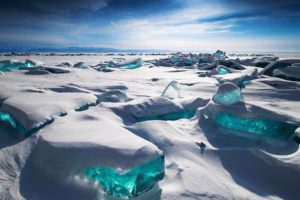 ice, Clouds, Landscapes, Snow, Russia, Icebergs, Upscaled
