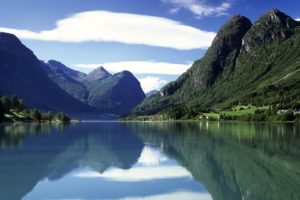water, Mountains, Landscapes, Nature