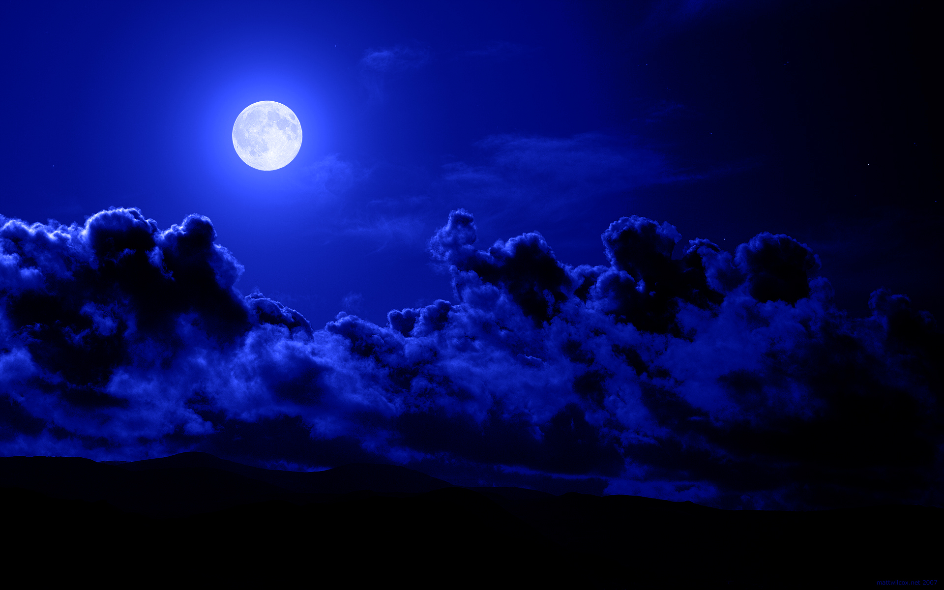 clouds, Moon, Skyscapes Wallpaper