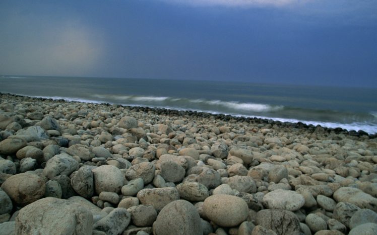 stones, Sea HD Wallpaper Desktop Background