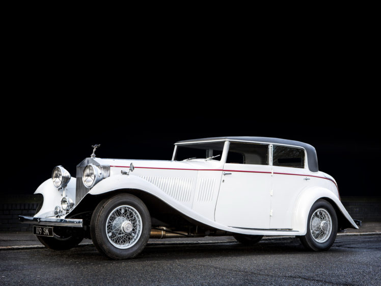 1934, Rolls, Royce, Phantom, Ii, Continental, Sports, Saloon, Gurney, Nutting, Retro, Luxury HD Wallpaper Desktop Background