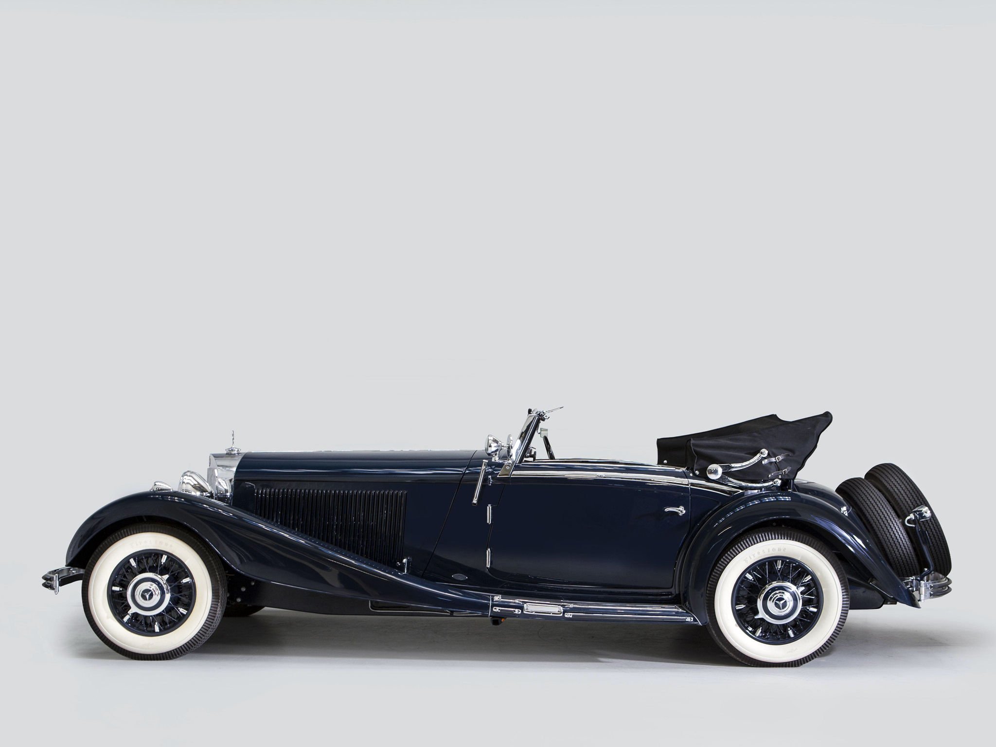 1935, Mercedes, Benz, 500k, Cabriolet, A, Luxury, Retro, Ff Wallpaper
