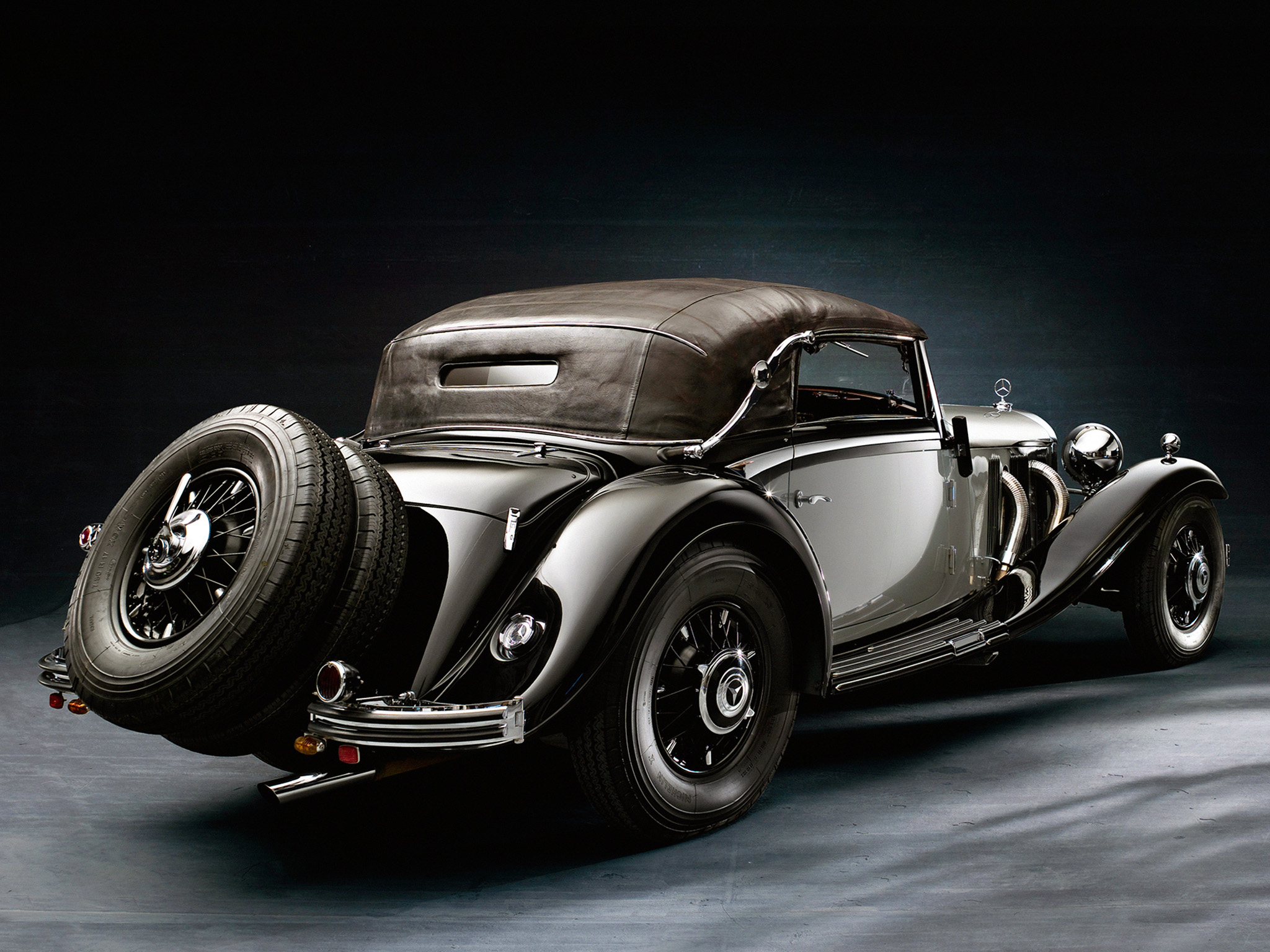 1935, Mercedes, Benz, 500k, Cabriolet, A, Luxury, Retro, Wheel Wallpaper