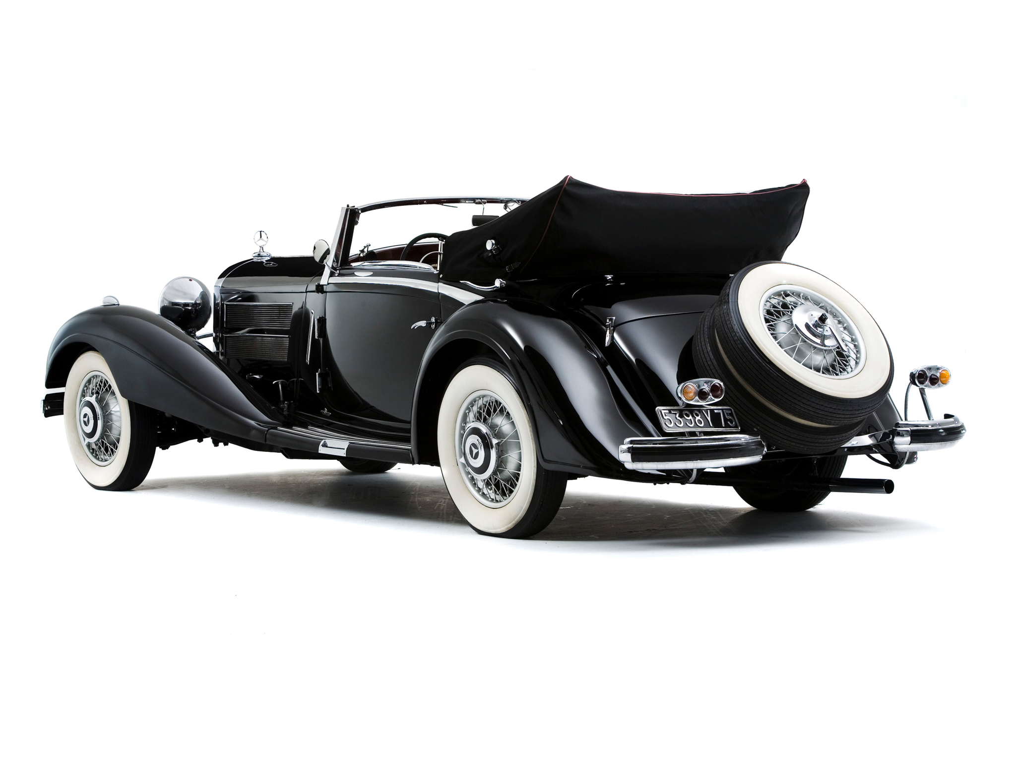 1935, Mercedes, Benz, 500k, Cabriolet, A, Luxury, Retro Wallpaper