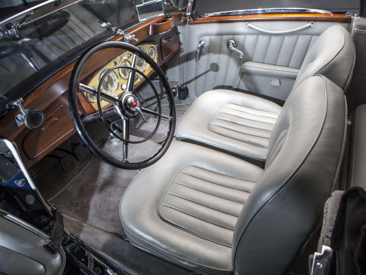 1935, Mercedes, Benz, 500k, Cabriolet, A, Luxury, Retro, Interior HD Wallpaper Desktop Background
