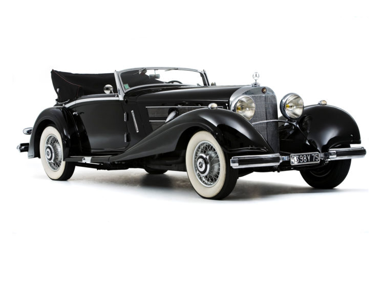 1935, Mercedes, Benz, 500k, Cabriolet, A, Luxury, Retro HD Wallpaper Desktop Background