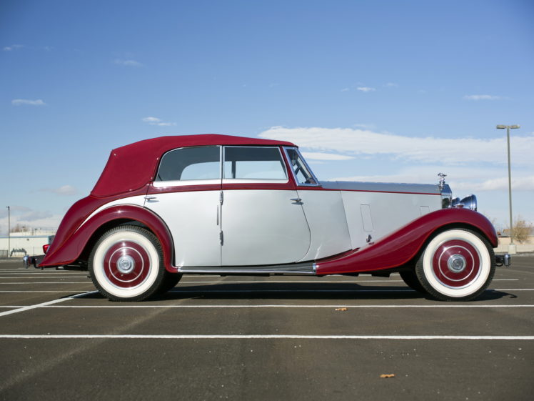 1937, Rolls, Royce, Wingham, 4 door, Cabriolet, Martin, Walter, Luxury, Retro HD Wallpaper Desktop Background
