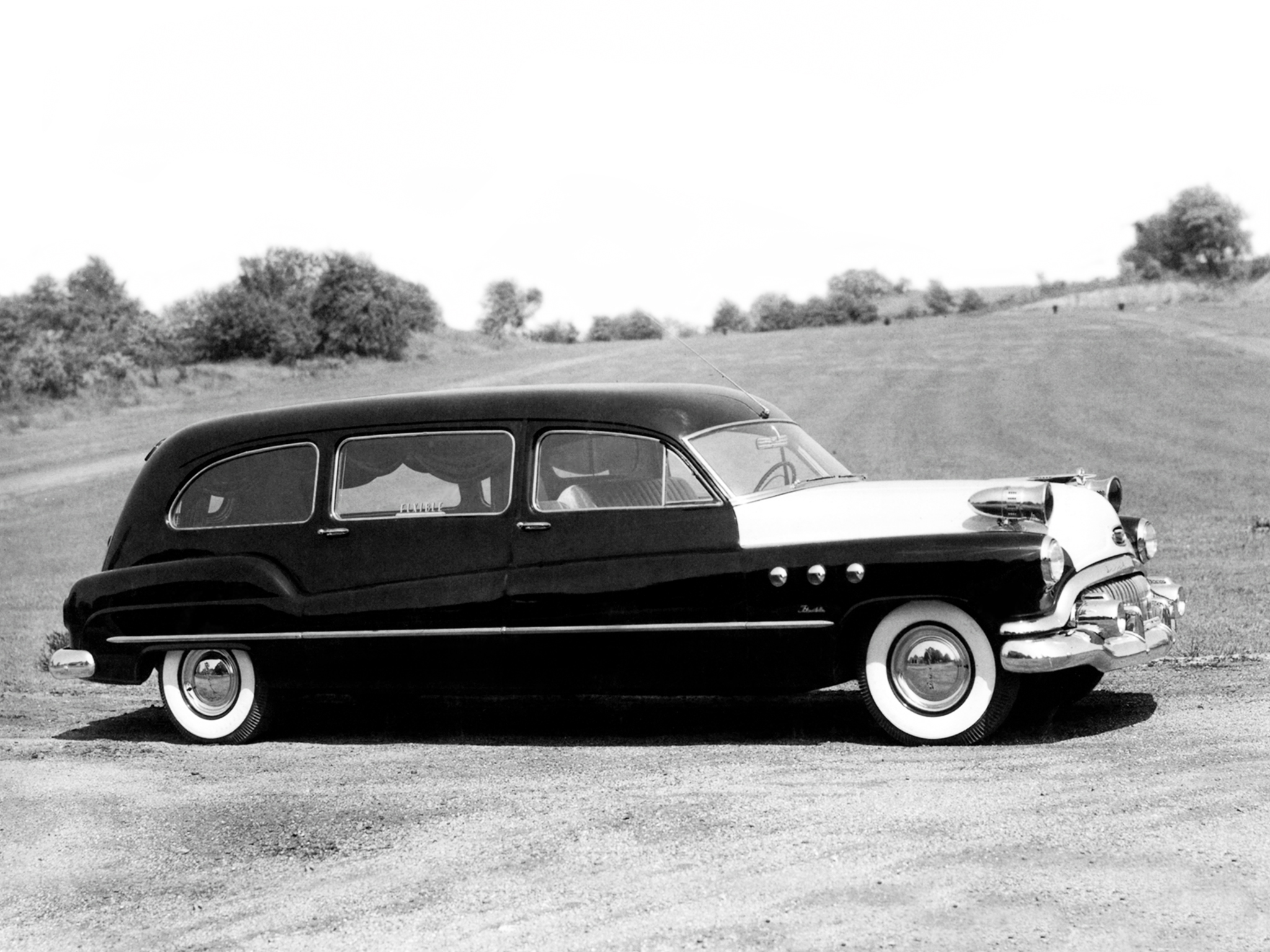 1951, Flxible, Buick, Sterling, Combination, Emergency, Ambulance, Hearse, Stationwagon, Retro Wallpaper
