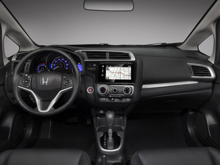 2014, Honda, Fit, Us spec, Interior HD Wallpaper Desktop Background