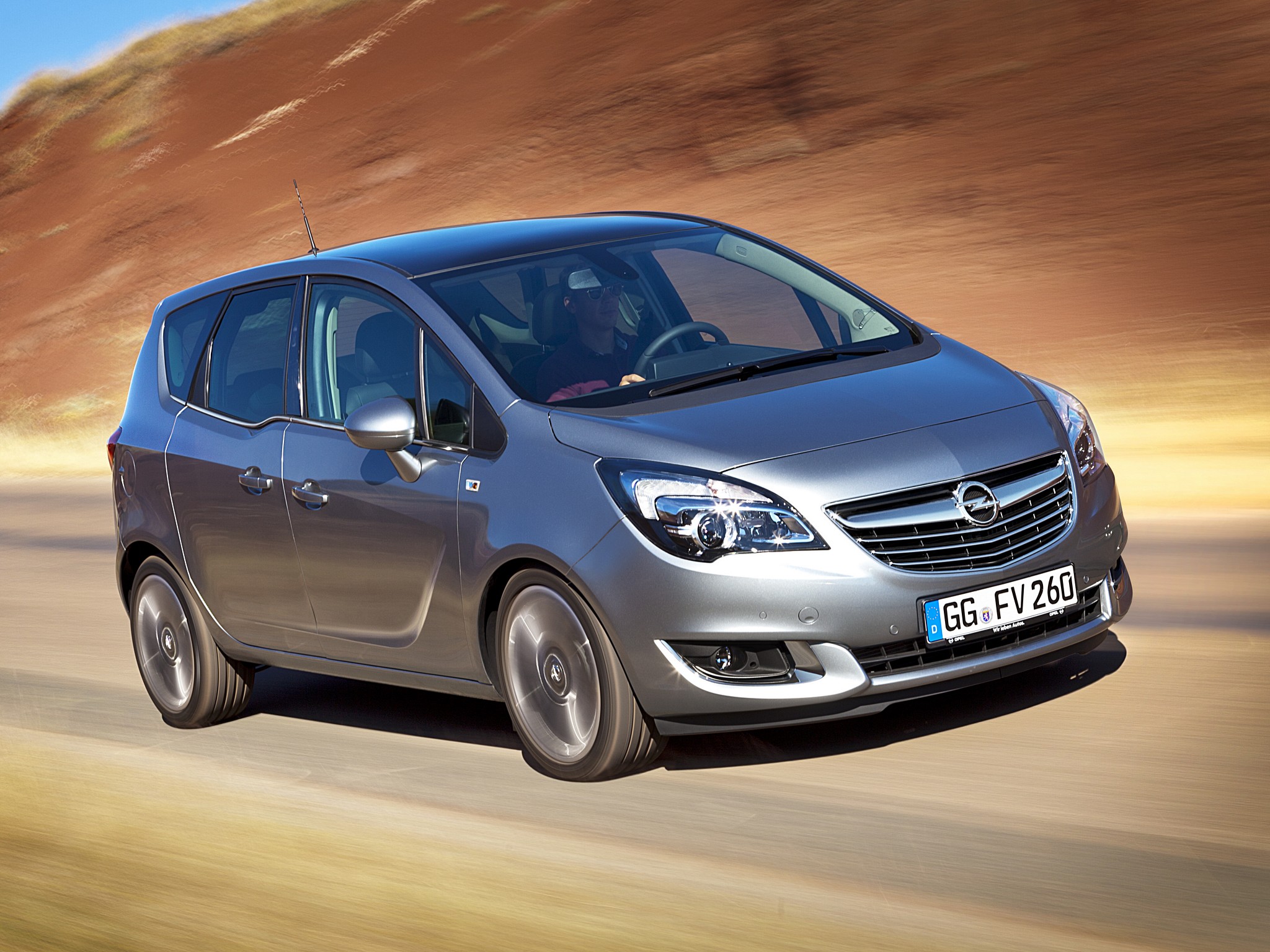 2014, Opel, Meriva,  b , Suv, Van, He Wallpaper