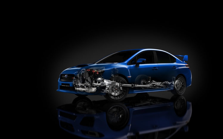 2015, Subaru, Wrx, Sti, Engine, Interior HD Wallpaper Desktop Background