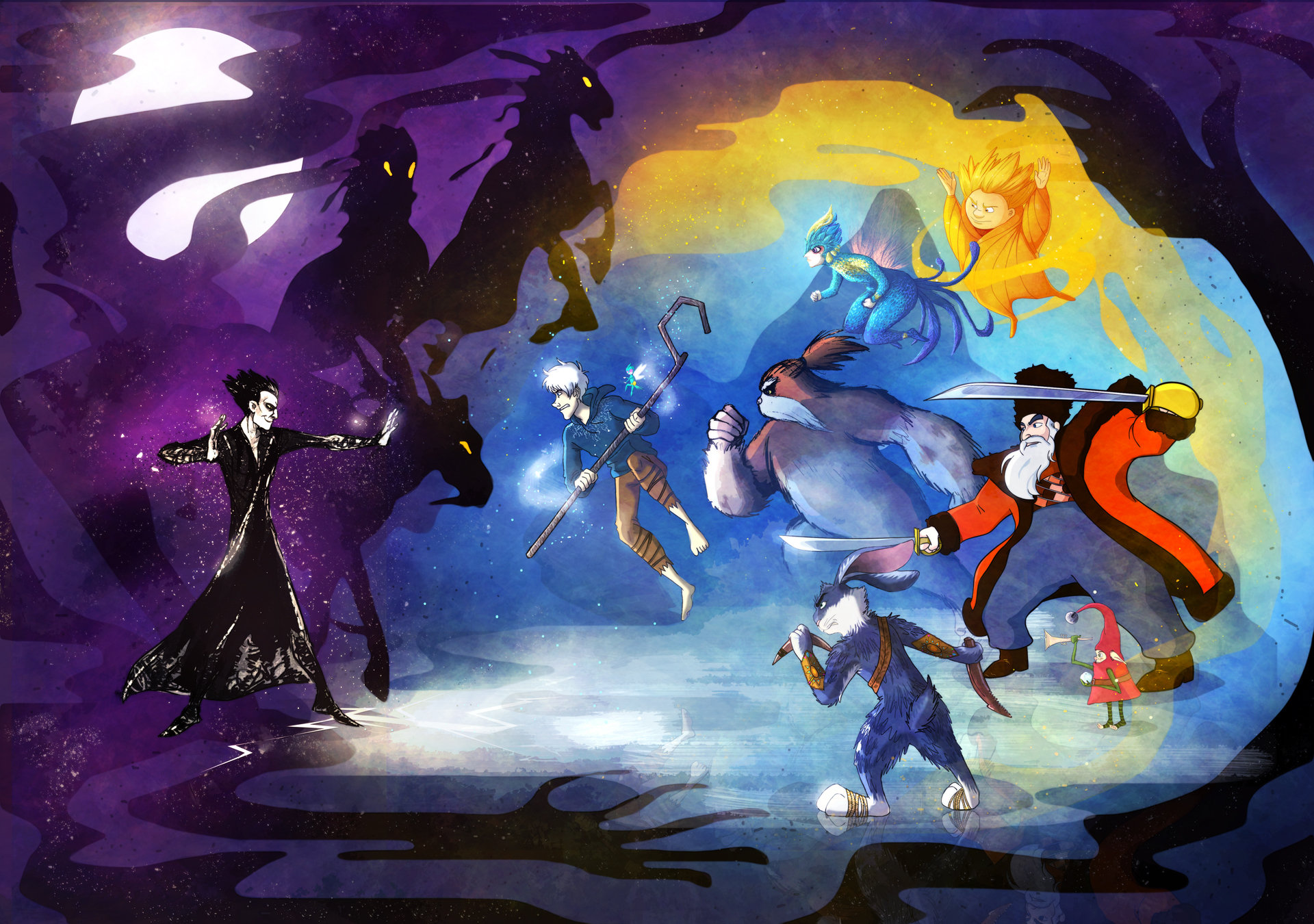 rise, Of, The, Guardians, Animation, Adventure, Family,  5 Wallpaper