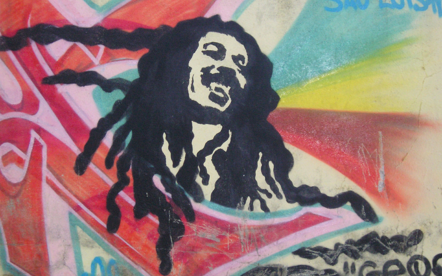 music, Graffiti, Bob, Marley, Music, Bands Wallpapers HD / Desktop and