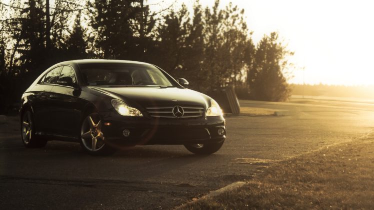 sunrise, Cars, Amg, Mercedes benz, Cls class, Mercedes benz HD Wallpaper Desktop Background