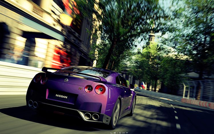 video, Games, Cars, Violet, Roads, Gran, Turismo, 5, Races, Playstation, 3, Speed, Nissan, Gt r, Mid, Night, Pearl HD Wallpaper Desktop Background